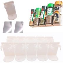 Boîtes à épices pour la cuisine pack 10 UNITÉS-Organiseur d'épices pour la cuisine-Organiseur de cuisine-Rangement de cuisine-Boîte à