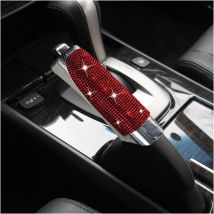 Couverture de Frein à Main de Voiture, Décoration Housse Frein à Main, Bling Couvercle De Frein à Main En Cristal, Universale Accessoires De