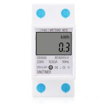Shining House - DDS528 multifunctional intelligent digital display power 230V single-phase rail electronic watt-hour meter