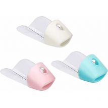 Extensor de grifo para niños, extensor de grifo para cocina y baño, 3 piezas (blanco, rosa y verde, 13,6 x 7,7 cm) - Shining House
