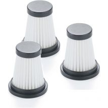 Lot de 3 filtres hepa de rechange pour aspirateur sans fil Moosoo K12 pro K13 / Genius Invictus One 1.0 X7 / 2.0