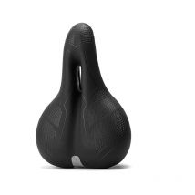 Housse de siège large, mousse à mémoire de forme pour vélo, housse de siège rembourrée avec housse de siège imperméable pour vélo pour femme, vélo