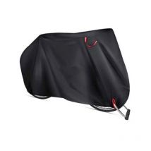 Shining House - Housse Velo Exterieur Protection, Tissu Oxford 210D Epais Noir Bache Velo Exterieur 200 x 110 x 70 cm, pour vtt et Vélo de Route