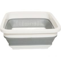 Shining House - Lavabo plegable, diseño que ahorra espacio, fácil de limpiar, lavabo rectangular plegable, 31,7 x 14,2 cm, ideal para camping,