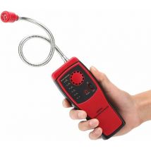 Shining House - Leckdetektor für brennbare Gase, tragbarer Gasschnüffler mit Ton- und Lichtalarm zur Erkennung von Methan, lpg, lng, Kraftstoff und
