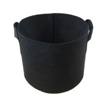 Lot de 3 sacs de plantation noirs non tissés avec poignée pour le jardinage domestique (37 litres 404030cm) - Shining House