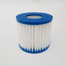 Lot de 4 filtres pour jacuzzi de piscine - Éléments filtrants de rechange de type propre compatible avec les filtres Intex de type d pour les