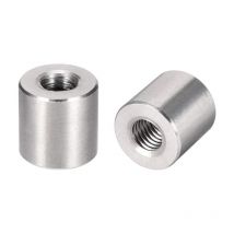 Shining House - Nut Coupling Coupling Sleeve Thread M10x20mm Height Round Connector Stud Stainless Steel 304 Pack of 5