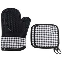 Shining House - Ofenhandschuhe und Topflappen, Küchenhandschuhe, hitzebeständige Ofenhandschuhe bis hin zu rutschfesten Grillhandschuhen mit
