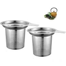 Shining House - Pieces Stainless Steel Tea Strainer Tea Strainer with Handle Premium Tea Strainer Fine Hole Tea Filter Stainless Steel for Most