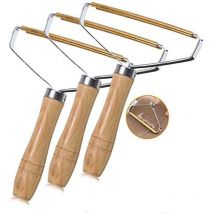 SHINING HOUSE Portable Lint Remover Wooden Sweater, Manual Anti-Hair Brush, Anti-Lint Shavers, Anti-Hair Brush and Carder for Dog, Portable Lint