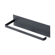 Porte-Rouleau de Cuisine Noir sans perçage - Support de Rouleau à gâteau - Auto-adhésif Pratique - Support de Rouleau sous l'armoire pour Cuisine