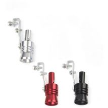 Shining House - Sifflet de Voiture Turbo Sound,3 Pièces Alliage D'aluminium Turbo Queue Simulateur Sifflet de Silencieux Tuyau Échappement Sonore