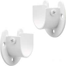 Soporte para barra de armario, soporte para barra de cortina, soporte para barra de cortina en forma de u, soportes para barra de cortina, soporte