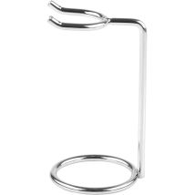Shining House Supporto Per Rasoio Di Sicurezza Da Uomo - Acciaio Inossidabile - 12 Cm - Argento