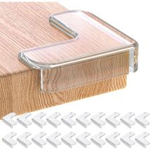 Shining House - Tischecken-babyschutz – Eckenschutz Mit Verbessertem Sekundenkleber Für Kindersichere Möbel Für Schreibtisch, Kinderbett, Kamin, Tisch