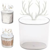 Shining House - Wattestäbchen-box, Wattestäbchen-aufbewahrung, Wattestäbchen-spender, Schminktisch-accessoire, Schmuckhalter, Make-up-entferner-