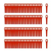 Shining House - 100 lames de coupe en plastique, lames de rechange en plastique, lames de coupe en plastique, tondeuses en plastique, accessoires de