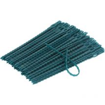 200 pièces 17 cm Attaches de Plantes réglables Attaches, de Plantes Flexibles Attaches de Jardin Plantes de Soutien, vert - Shining House