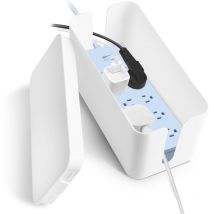 Boîte de Rangement pour Câbles, Boîte Cache-Câble, Cache Multiprise, Boîte de Gestion des Câbles, Boîte pour câbles pour Cache Multiprise, Garder Les