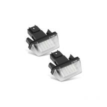 Feux de plaque d'immatriculation de voiture, 2 pièces led feux de plaque d'immatriculation de voiture gauche et droite pour bandes lumineuses led C3