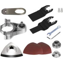 SHINING HOUSEMeuleuse d'angle Multifonction Oscillant de Libération Rapide Adaptateur d'outil oscillant Outil Oscillante Lames de Scie Multi-outil
