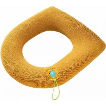 Shining House - Housse de Coussin de siège de Toilette 4 pièces Coussin de siège de Toilette télescopique Chauffe Toilettes lavables Compatible avec