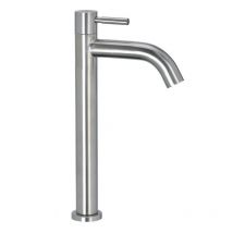 Shining House - Levier unique en acier inoxydable Eau froide robinet de salle de bain Lavabo Robinet de lavabo