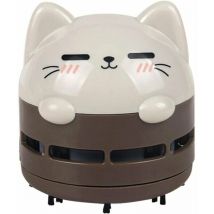 Shining House - Mini aspirateur de bureau, mini aspirateur à miettes, sans fil, rechargeable par usb, silencieux et économe en énergie.