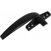Poignée de Fenêtre Verrouillable Poignée Porte Fenêtre Poignet alliage aluminium vis à gauche fixe Grip Noir,