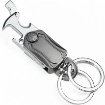 Porte-clés, porte-clés, porte-clés multifonctionnel, 1 pièce pour homme mousqueton porte-clés ouvre-bouteille en métal porte-clés porte-clés