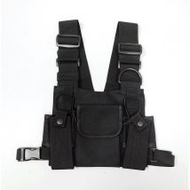 Radio Talkie walkie Poche de Poitrine Sacs Harnais Paquet Sac a Dos Etui