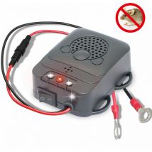Répulsif Ultrason pour Voiture, Électronique Dissuasion Répulsif Anti-Fouine de Rat avec Lampes Stroboscopiques à Del pour Voiture, Grange, Cuisine
