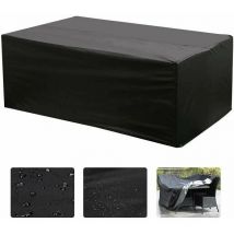 Shining House - Solde- , Housse pour mobilier de jardin, Housse de Salon Table Rectangulaire Oxford pour Meubles de Jardin uv Protection