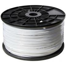 BS90-10001 Câble coaxial ø extérieur: 6.90 mm 75 ω 120 dB blanc 100 m R688012 - Shiverpeaks