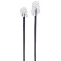 Isdn Cavo [1x Spina RJ11 6p4c - 1x Spina RJ45 8p4c] 15 m Nero - Shiverpeaks