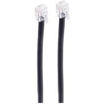 Western Cavo [1x Spina RJ12 6p6c - 1x Spina RJ12 6p6c] 10 m Nero - Shiverpeaks