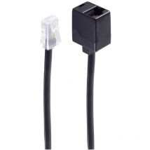 Western Prolunga [1x Spina RJ45 8p8c - 1x Presa RJ45 8p8c] 6 m Nero - Shiverpeaks