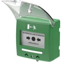 Sewosy - Déclencheur manuel autonome vert avec détection ouverture capot SHOKV4 - 2 contacts - led - buzzer