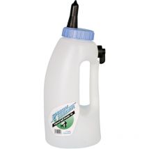 Kerbl Speedy Feeder Kälberflasche 4l, 3-Stufen-Ventil, Pump-Sauger, weiß/blau