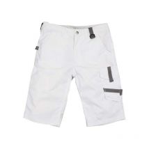 Short Campo, Talla 58, blanco/gris