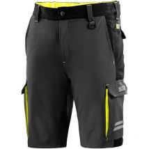 02418GSGF3 Bermuda de Travail Technique Atlanta Gris/Jaune xl - Sparco