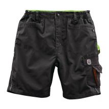 Short pour homme taille 58 noir/limette 65 % pes / 35 % coton