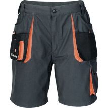 Herrenshorts Größe 56 dunkelgrau/schwarz/orange