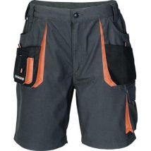 Herrenshorts Größe 52 dunkelgrau/schwarz/orange