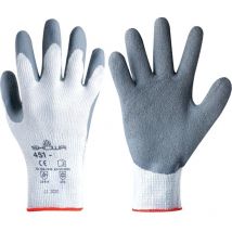 Showa 451 Thermo Palm-side Coated Grey Grip Gloves - Size 7