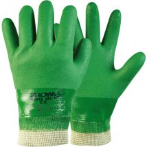 377 Guante de trabajo de malla sin costuras Nylon Nitrilo Uso general 7/S - Showa