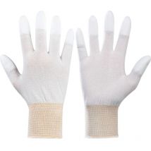 Showa PU Coated Gloves, Mechanical Hazard, White, Size 6