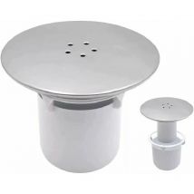 Derrui - Shower Drain Stopper - 90mm/115mm - Easy to Install Replacement Drain Hole - Chrome Finish - Fast Flow - Shower Drain Cover