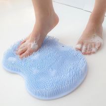 Ontway - Shower Foot Brush, Shower Foot Scrubber with Non-Slip Suction Cups, Shower Foot Scrubber, a Soothing and Relaxing Massage Pad for Cleaning